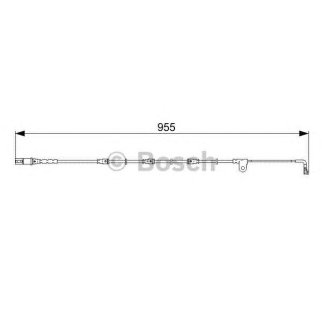Датчик износа колодок BOSCH 1 987 473 028 фото