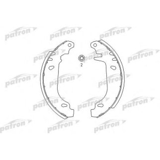 Колодки барабанные к-кт PATRON PSP243 фото