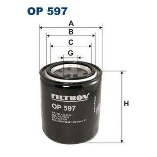 Фильтр масляный FILTRON OP 597 фото