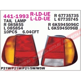 Фонарь задний лев VW: POLO CLASSIC 97-01 фото