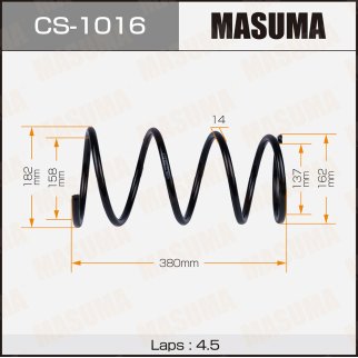 Пружина передняя Masuma CS-1016 фото