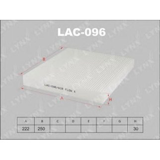 Фильтр салона LYNXauto LAC-096 фото