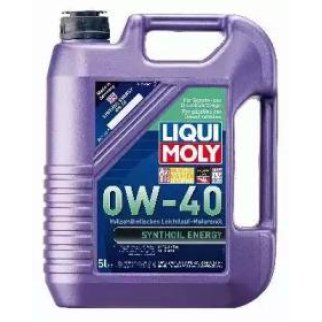 Масло моторное LIQUI MOLY SYNTHOIL ENERGY 0W40 SN A3/B4 синт. 5л фото