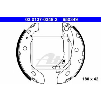 Колодки барабанные к-кт ATE 03.0137-0349.2 фото