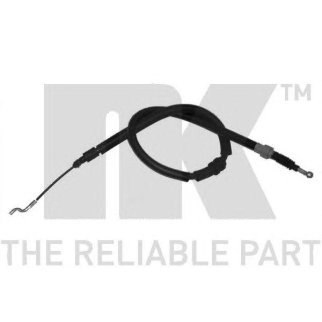 Трос ручного тормоза / vw transporter t-4 (дисковый тормоз) 97 - 04 фото