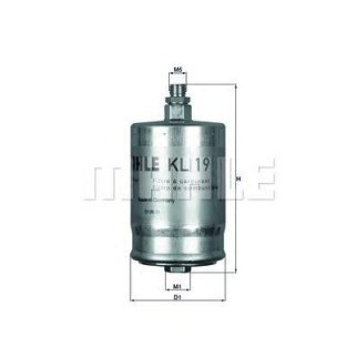 Фильтр топливный MAHLE KL 19 фото
