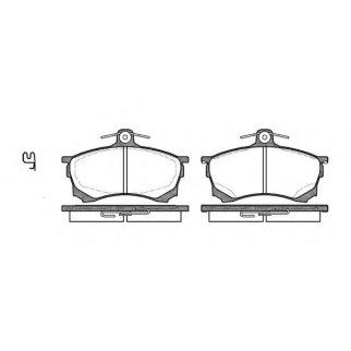 Колодки тормозные передние к-кт REMSA 0582.00 фото