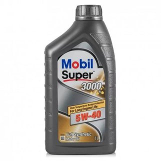 Масло моторное Mobil SUPER 3000 X1 5W-40 синтетическое (4л) (152566) фото