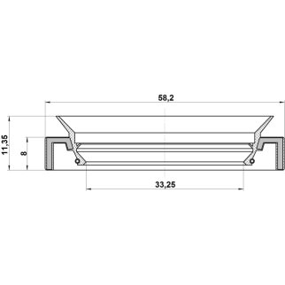 Сальник приводного вала FEBEST 95HAS-35580811R фото 2