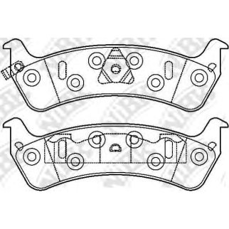 Колодки тормозные задние для Jeep Grand Cherokee ZJ фото