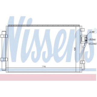Радиатор кондиционера Nissens 940449 фото