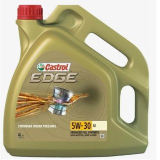 Масло моторное CASTROL EDGE M 5W-30 синтетическое 4 л 15C439 фото