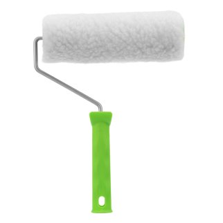 Валик 200мм из натурального меха с ручкой ворс12мм D-48мм Dручки-6мм СИБРТЕХ фото 3