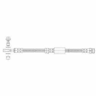 Шланг тормозной TRIALLI BF 4805 фото 2