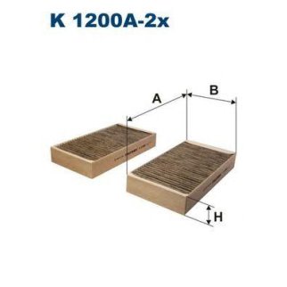 Фильтр салона FILTRON K 1200A-2x фото