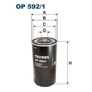 Фильтр масляный FILTRON OP 5921 фото