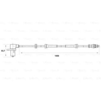 Датчик ABS передний BOSCH 0 265 006 673 фото