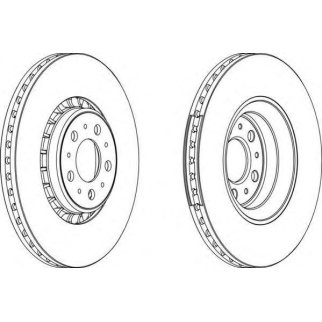 Диск тормозной FERODO DDF1371C1 фото
