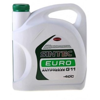 Антифриз зеленый G-11 Sintec Euro 3кг фото