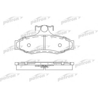 Колодки тормозные PATRON PBP1336 фото