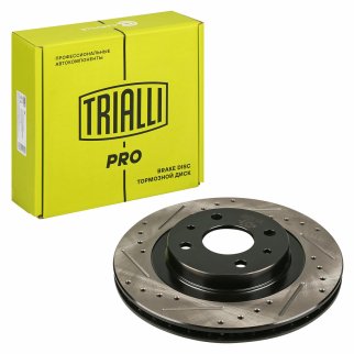 Диск тормозной передний вентилируемый TRIALLI DF 0142S фото