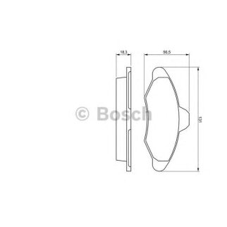 Колодки тормозные передние к-кт BOSCH 0 986 460 949 фото