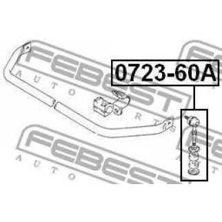 Стойка переднего стабилизатора FEBEST 0723-60A фото