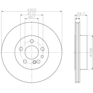 Диск тормозной задний TEXTAR 92056800 фото