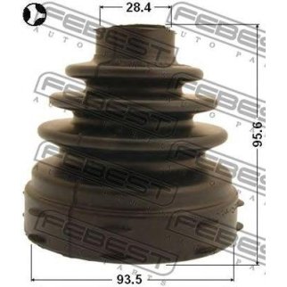 Пыльник внут ШРУСа (к-кт) FEBEST 2515-BOX3T фото