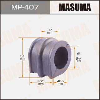 Втулка переднего стабилизатора Masuma MP-407 фото