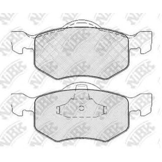 Колодки тормозные передние к-кт NiBK PN5805 фото