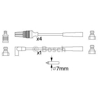 Провода высоковольт. ком/кт фото