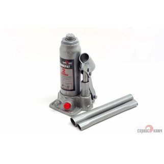 Домкрат бутылочный 2т гидравлический высота в кейсе (158-308) СЕРВИС КЛЮЧ фото