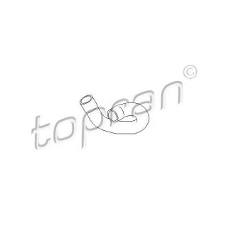 Патрубок радиатора topran 207336586 фото