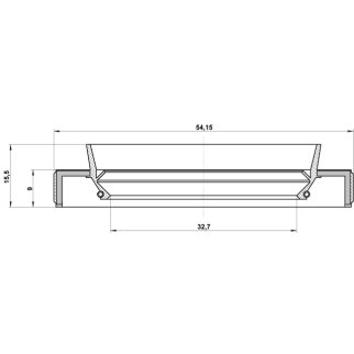 Сальник привода FEBEST 95HBY-34540915R фото 2