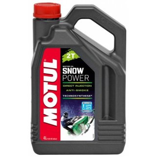 Масло моторное MOTUL Snowpower 2T полусинтетическое TC 4л. фото