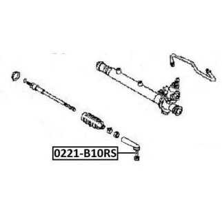 Наконечник рулевой правый ASVA 0221-B10RS фото