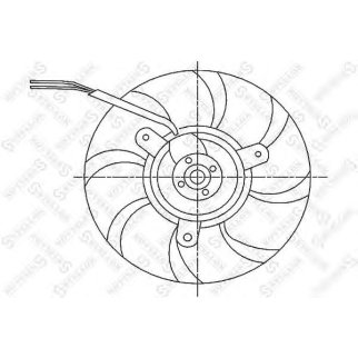 29-99243-SX_вентилятор охлаждения! Audi 80/100/A6 1.6-2.8 90> фото