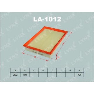 Фильтр воздушный LYNXauto LA-1012 фото
