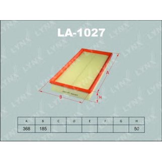 Фильтр воздушный LYNXauto LA-1027 фото