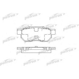 Колодки тормозные дисковые задн HONDA: ACCORD III 85-89, ACCORD III Aerodeck 85-89, CIVIC III Hatchback 87-91, CIVIC III седан 87-91, CRX II 87-92, INTEGRA 86-89 фото