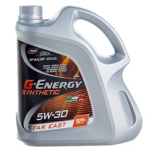 Масло моторное G-Energy Synthetic Extra Life 5W-30 синтетическое 4 л 253142480 фото