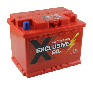 Аккумуляторная батарея Exclusive 6СТ 60 обр 242х175х190 Казахстан (ETN-560 408 050) фото