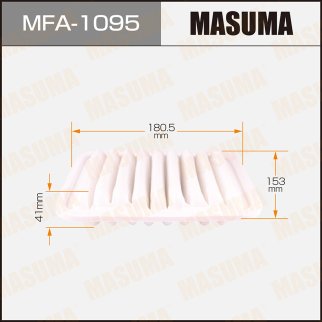 MFA-1095_фильтр воздуш.! Suzuki Alto K6A HA2 04-09,MZ Carol K6A HB24S 04-09,NI Pino K6K HC24S 07-09 фото