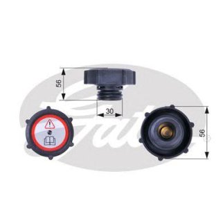 Крышка расширительного бачка GATES RC243 фото