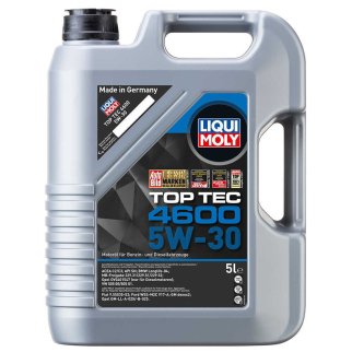 Масло моторное LIQUI MOLY TOP TEC 4600 HC 5w30 5л синт. фото