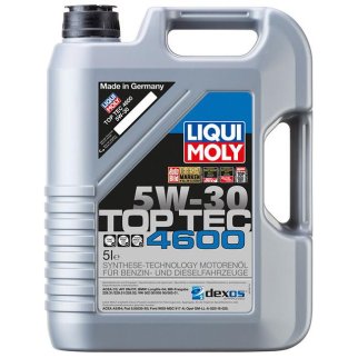 Масло моторное LIQUI MOLY TOP TEC 4600 HC 5w30 5л синт. фото 2