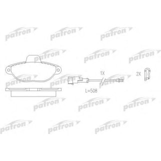 Колодки тормозные PATRON PBP925 фото