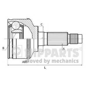 ШРУС наружный NIPPARTS J2820901 фото