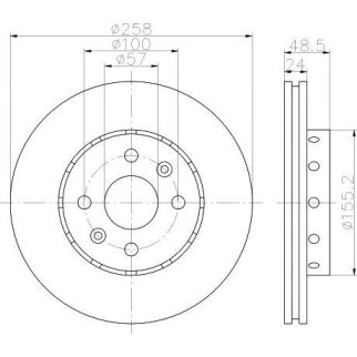 Диск тормозной TEXTAR 921311 00 фото